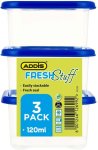 Addis Plastic Fridge Container - 120 Ml