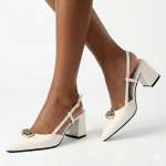 Madison Odyssey Block Heel - Off White - 8