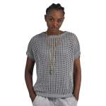 Overdyed Holey Boxy Knit - Grey Free