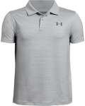 Boys' Ua Performance Polo Textured - BLACK-011 Yxs