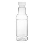 375ML Plastic Juice Bottles With Caps - 10 Pack