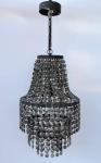 Black Beaded Hanging Light 67X35CM