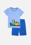 PoP Candy Printed Crew Tee & Short Set - Blue