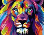 Adult Painting By Numbers - Lion