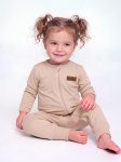 Stone Interlock Cotton Onesie