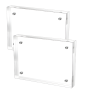 - 5 7 Inches Magnetic Clear Acrylic Picture Photo Frame Set Of 2