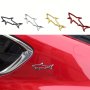 Premium Metal Shark Cutout Sticker - Durable & Stylish For Cars And Motorcycles