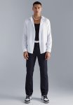 Plain Viscose Long Sleeve Shirt - White