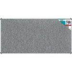 Parrot Bulletin Board Ribbed Aluminium Frame 1800X900MM - Laurel