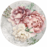 Bloom NA0100 Printed Wooden Knob Pink