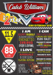 Milestone Board - Cars - A0