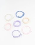 Mixed Pastel Hair Ties 7-PACK