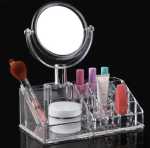 Acrylic Cosmetic Organiser With Mirror