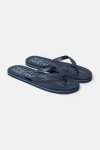 Branded Rubber Flip-flops - 11 Navy