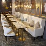 Marble Top Dining Table & Chair Set For Restaurants And Caf S