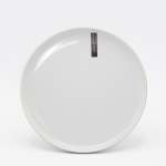 Gloss Dinner Plate - Light dark Grey