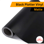 Matte Black Plotter Vinyl 80MIC 1.22M Per Meter Or Roll