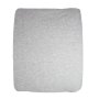 2 In 1 Moses Basket Fitted Sheet / Changing Mat Cover - Grey Melange - 2 In 1