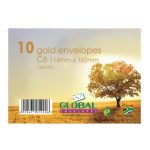 C6 Envelopes Gold 10S