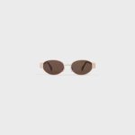 Metal CL40235U 5428E Womens Sunglasses - Gold