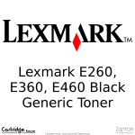 Lexmark E260 E360 E460 High Yield Black Compatible Toner Cartridge – Alternate Brand