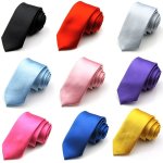 Men's Plain Color Tie Fashion Casual Business Neck Tie Men's Accessories Ideal Choice For Gifts