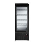 Refrigerated Glass Display Cabinet 98LT Black