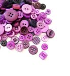 Bulk Mixed Lilac Buttons 55G