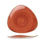 Churchill Spiced Orange Triangle Plate 26.5CM - Set Of 12 - 26.5 Cm