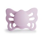 Butterfly Silicone Pacifier - Soft Lilac Size 1