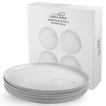 Carrol Boyes Dinner Plate Set Of 4 - Sketchbook Grey