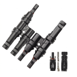 1-TO-2 MC4 Solar Splitter Connectors Y-branch Pair