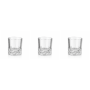 3 Pack - 200ML Compact Cylindrical Glass Whisky Tumbler - Transparent
