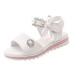 Kids Sliders Children Shoes Fashion Flower Thick Sole Sandals Soft Sole Comfortable Princess Sandals Sandal Toddler Girl