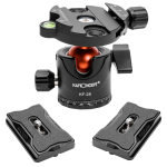 K&f 28MM Ball Head With 10KG Load Capacity And Two Quick Release Plates KF31.023 - K&f South Africa