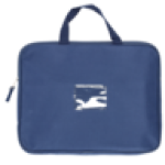Navy Book Bag With Handle