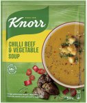 Chilli Beef & Vegetable Soup