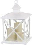 Home Quip Candle Lantern Warm White Battery Operated 3LED