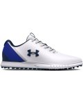 Men's Ua Charged Medal Spikeless Golf Shoes - White 6
