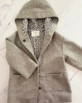 Zara Grey Hooded Jacket 4 5Y