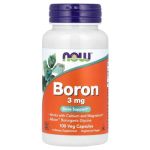 Now Foods Boron 3MG 100 Caps