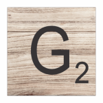 Tear Resistant Scrabble Letter G