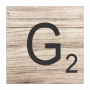 Tear Resistant Scrabble Letter G