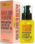 Moroccan Argan Oil Hair Serum - Rescue Frizzy And Damaged Locks - With Heat Protectant And Straightening Properties - Hydrating