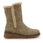 Kaz 2 Fur Collar Boot - Stone - 9