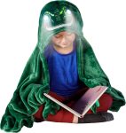 Dinosaur Hooded Throw Blanket With LED Lights