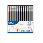 Deli 119-12C Gel Pen 0.5 Color 12