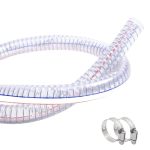 Ququyi 1-1 4" Id X 1-1 2" Od Heavy-duty Pvc Suction Hose 10FT Flexible Reinforced Tubing With Embedded Steel Wire Thick Wall Vin