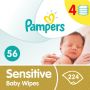Pampers Sensitive Baby Wipes 4X56S