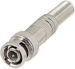 Cctv-bncs Bnc Screw Type Connector No Crimp Tool Needed Easy Twist On Bnc Connector
